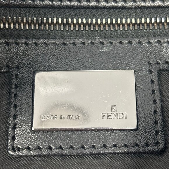 Fendi FF Logo Canvas Should bag - Picture 9 of 13